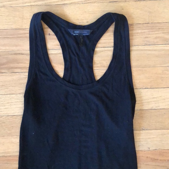 BCBGMaxAzria Ribbed Racerback Dress - Picture 2 of 3